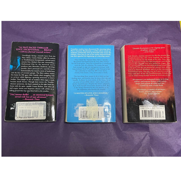 Suzanne Brockmann Lot of 3 Romance Suspense Novel - Picture 5 of 13